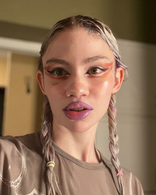 Postagem de Grimes em sua página do Instagram