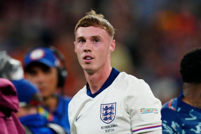 Cole Palmer da Inglaterra na Euro 2024