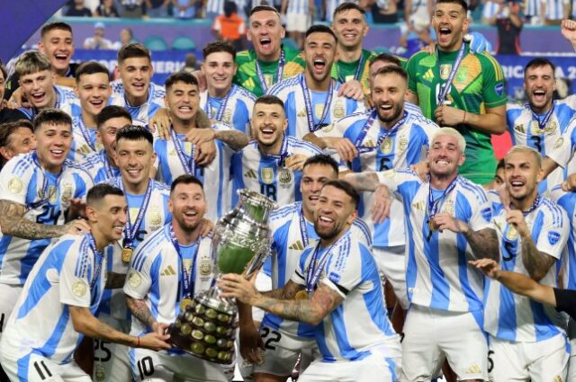 Argentina teve sucesso na Copa América neste verão