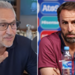 O ex-atacante da Inglaterra Gary Lineker e o técnico dos Three Lions Gareth Southgate