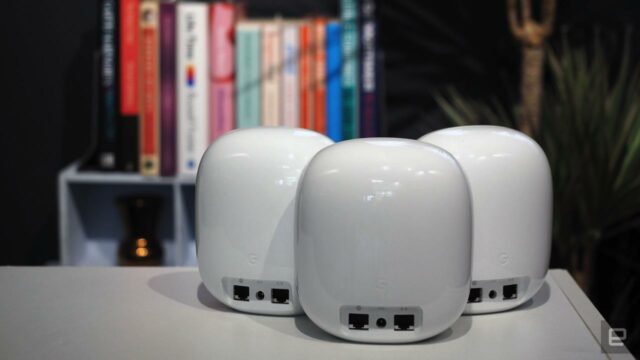 Um pacote triplo do Google Nest Wi-Fi 6E está de volta à venda por US$ 285