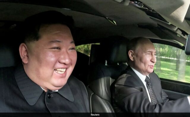 Carro que Putin deu a Kim Jong Un usa peças da Coreia do Sul: relatório