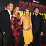 Ryan Reynolds, Blake Lively, Gigi Hadid e Hugh Jackman em Deadpool e Wolverine - estreia mundial