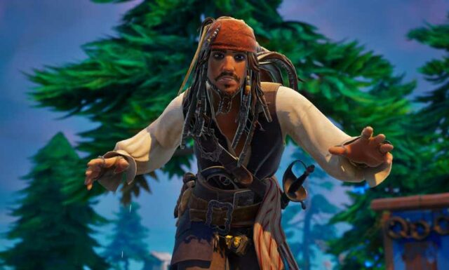 Onde encontrar Jack Sparrow em Fortnite