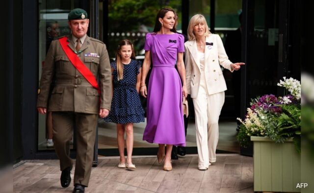 Kate Middleton participa das finais de Wimbledon com a filha em meio à batalha contra o câncer