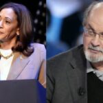 'Estou certo em 1.000% por ela': Salman Rushdie apoia Kamala Harris