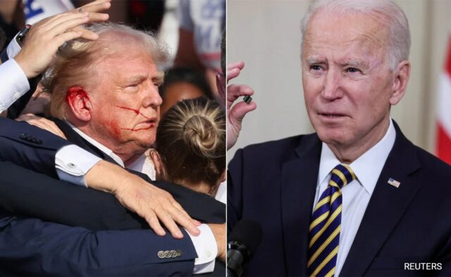 Joe Biden reprime ataques a Donald Trump após tiroteio em comício