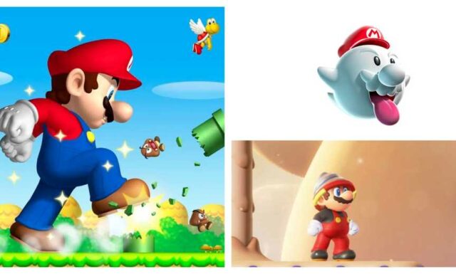 Personagens de Mario que aparecem na maioria dos jogos