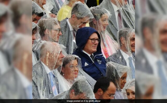 'É britânico.  Estamos acostumados com a chuva: PM do Reino Unido ignora foto das Olimpíadas de Paris