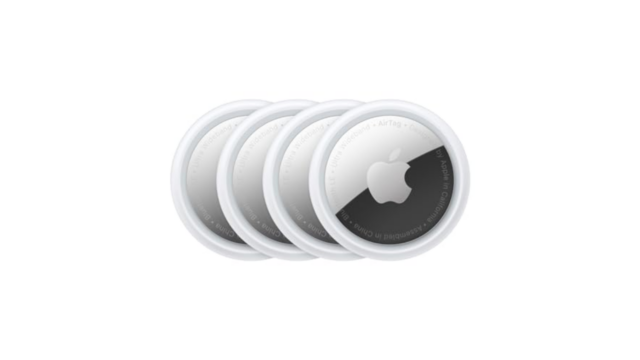 Um pacote de quatro Apple AirTags cai para US $ 73 na Amazon