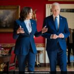 O que Kamala Harris estava fazendo quando Joe Biden desistiu da corrida presidencial dos EUA