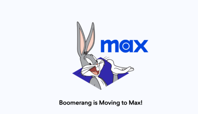 Um anúncio informando que o Boomerang está acabando.