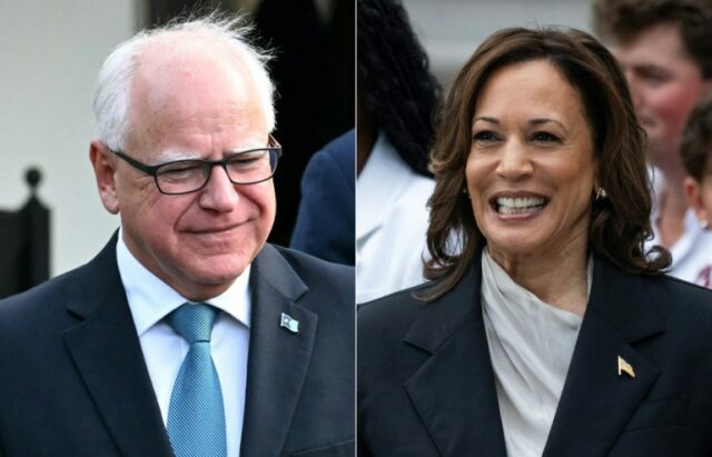 Tim Walz, Kamala Harris