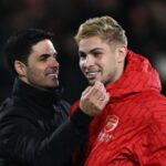 Mikel Arteta disse que está ‘triste’ ao ver Emile Smith Rowe deixar o Arsenal (Foto: Getty Images)