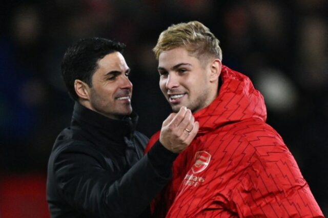 Mikel Arteta disse que está ‘triste’ ao ver Emile Smith Rowe deixar o Arsenal (Foto: Getty Images)