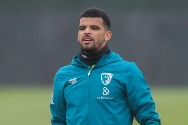 Dominic Solanke, do Bournemouth, durante o treinamento de pré-temporada