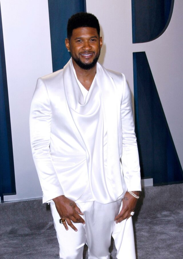 Usher na festa do Oscar da Vanity Fair