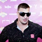 Rob Gronkowski no Rob Gronkowski's Gronk Beach Las Vegas no Encore Beach Club no Wynn Las Vegas em 29 de abril de 2022 em Las Vegas, Nevada.