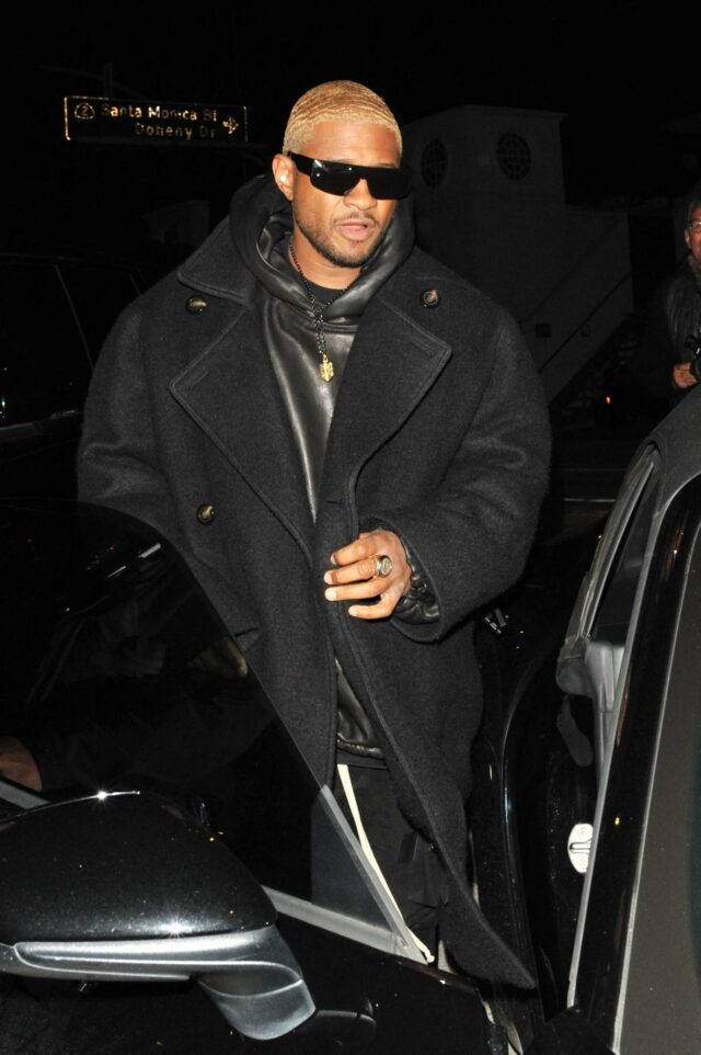 Usher no Craig's para jantar