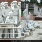 Estátua icônica da rendição do exército do Paquistão em 1971 é vandalizada em Bangladesh