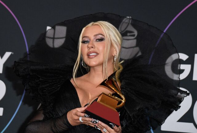 Christina Aguilera na 23ª edição anual do Grammy Latino 