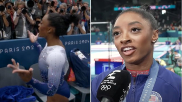 Simone Biles nas Olimpíadas de Paris