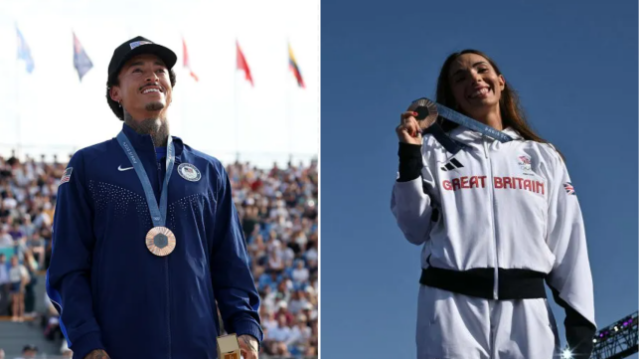 Nyjah Huston e Yasmin Harper