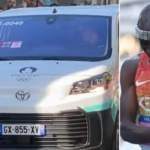 Eliud Kipchoge foi forçado a abandonar a corrida olímpica e sofreu a ignomínia de ser forçado a pegar um táxi até a linha de chegada