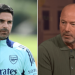 Mikel Arteta (esquerda) e Alan Shearer (direita)