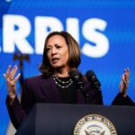 Kamala Harris na Convenção da Federação Americana de Professores de 2024