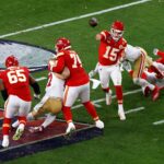 Kansas City Chiefs jogando no Super Bowl LVIII