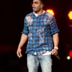 NELLY se apresenta em concerto no Anfiteatro Whiteriver em Auburn, WA.