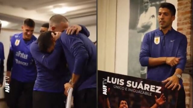 Messi irrompe na despedida de Luis Suárez com um vídeo emocionante: "Olá, gordo..."