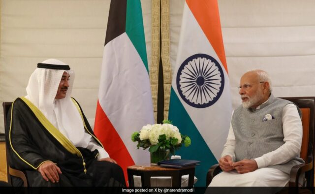 PM Modi realiza reunião bilateral com príncipe herdeiro do Kuwait em Nova York