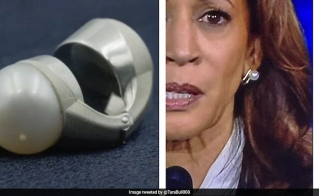 Empresa de tecnologia afirma que brinco de debate de Kamala Harris é semelhante ao seu dispositivo Bluetooth