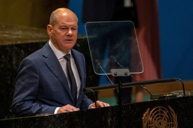 Olaf Scholz na ONU