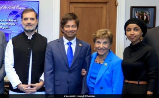 BJP ataca Rahul Gandhi por se encontrar com o legislador americano 'anti-Índia' Ilhan Omar