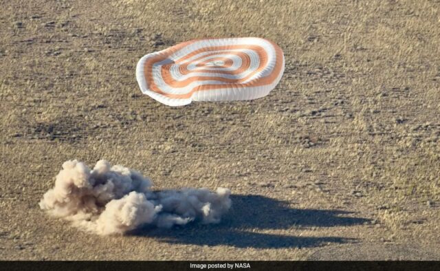 Astronauta da NASA retorna à Terra após viagem de 78 milhões de milhas no espaço