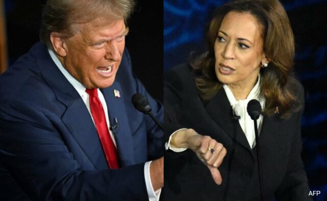 ‘Você está concorrendo contra mim, não contra Biden’: lembrete de Kamala Harris para Trump