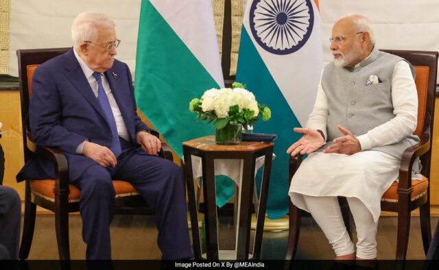 O primeiro-ministro Modi encontra-se com o presidente palestino e expressa “profunda preocupação” com Gaza