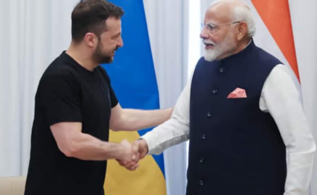 “Grato” pelo apoio do PM Modi à integridade territorial da Ucrânia: Zelensky