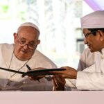 Papa Francisco e Grande Imã da Mesquita Istiqlal Nasaruddin Umar