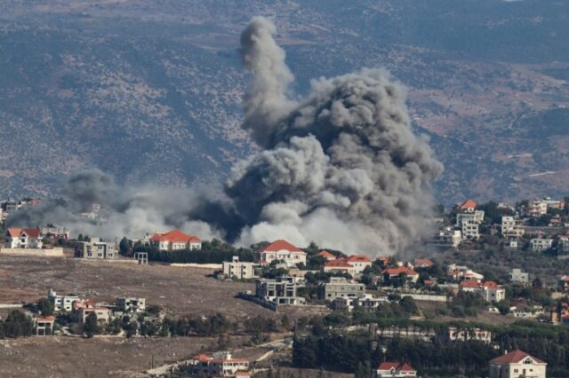 Ataques aéreos israelenses no Líbano