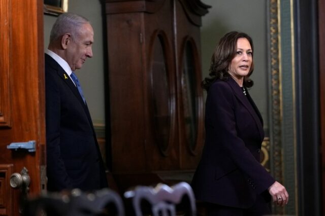 Kamala Harris e Netanyahu