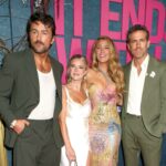 Blake Lively e Ryan Reynolds na estreia mundial de 'It Ends With Us'