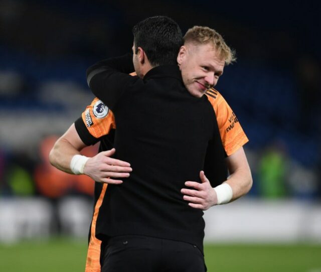 Chefe do Arsenal, Mikel Arteta e Aaron Ramsdale