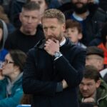 O ex-técnico do Chelsea Graham Potter durante a partida da Premier League entre Chelsea FC e Aston Villa em Stamford Bridge em 01 de abril de 2023 em Londres, Inglaterra