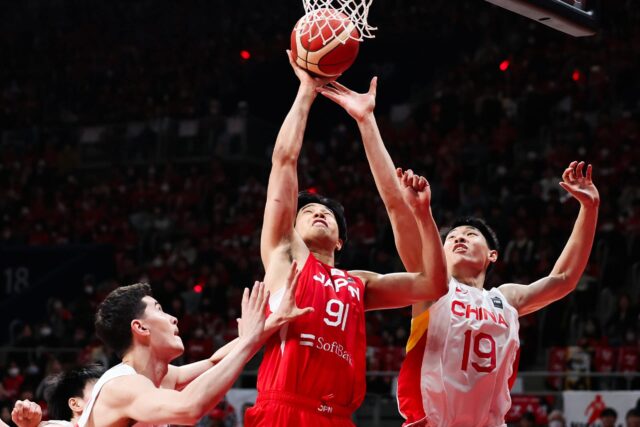 Japão x China - Grupo C das eliminatórias da Copa Asiática de Basquete da Fiba