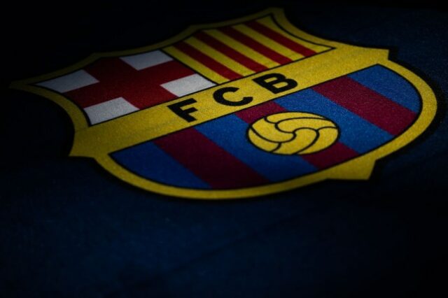 O emblema do FC Barcelona