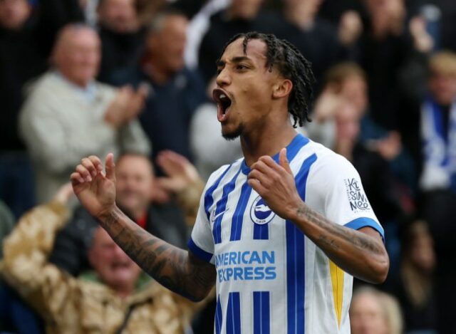 João Pedro jogando pelo Brighton